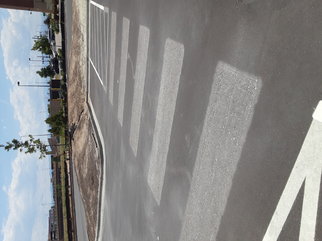 Straight Up Striping Before