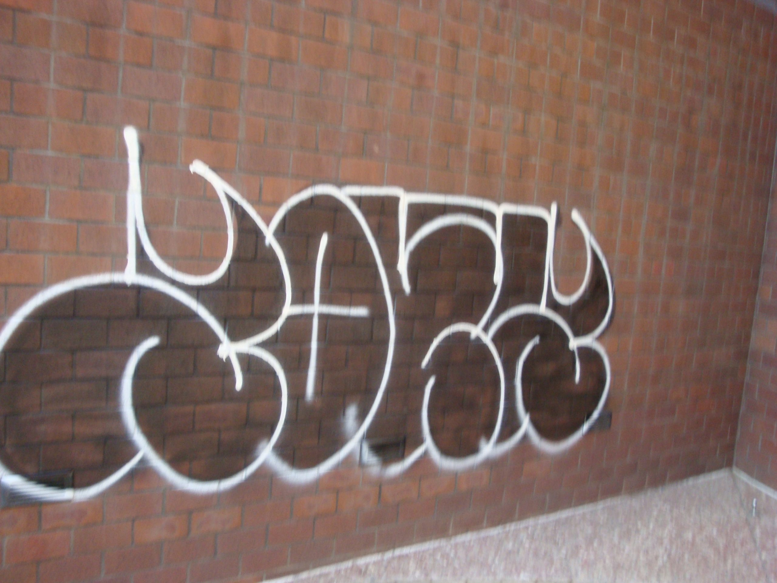Graffiti Removal Before