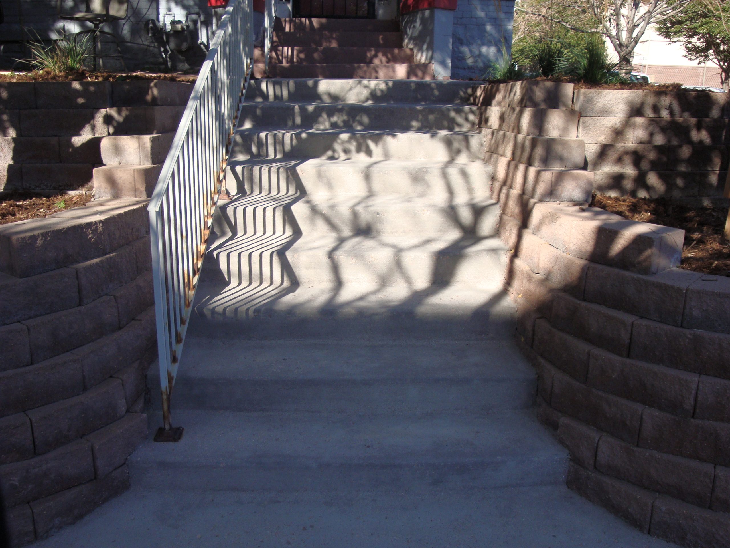 Media Blasting Paint Removal From Concrete After