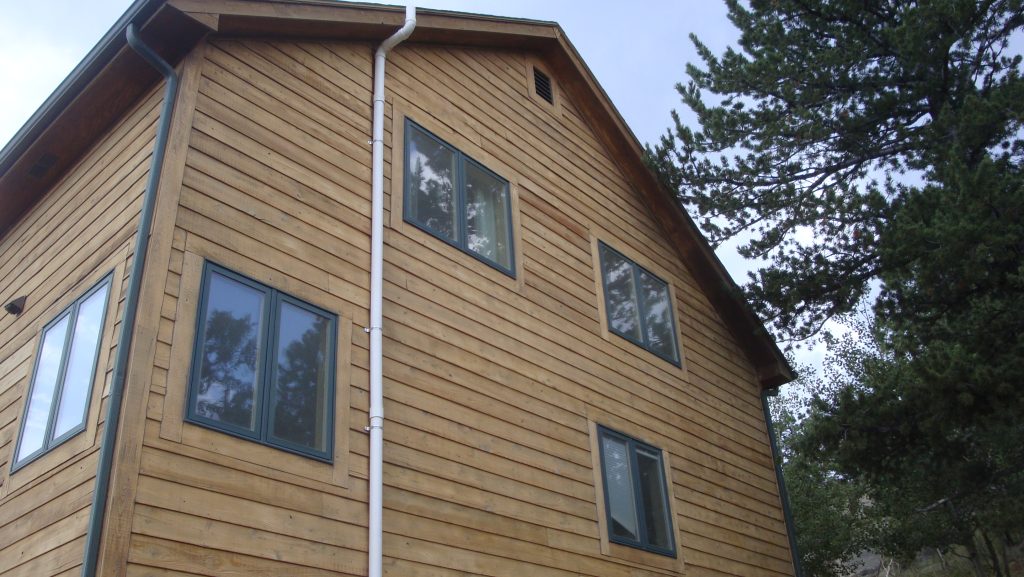 Media Blasting Wood Siding After