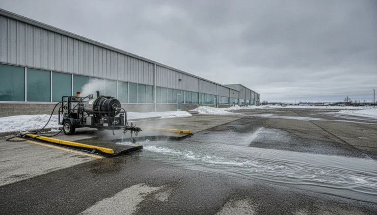 Read more about the article Can You Pressure Wash a Commercial Property in Winter?